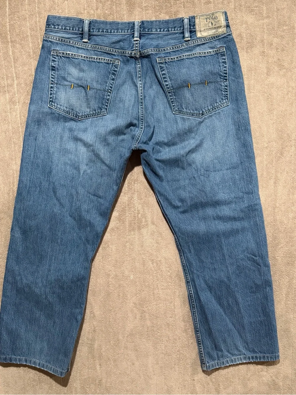 Polo Ralph Lauren 867 Jeans Men’s 38x30 Blue Denim Straight Leg Classic Fit